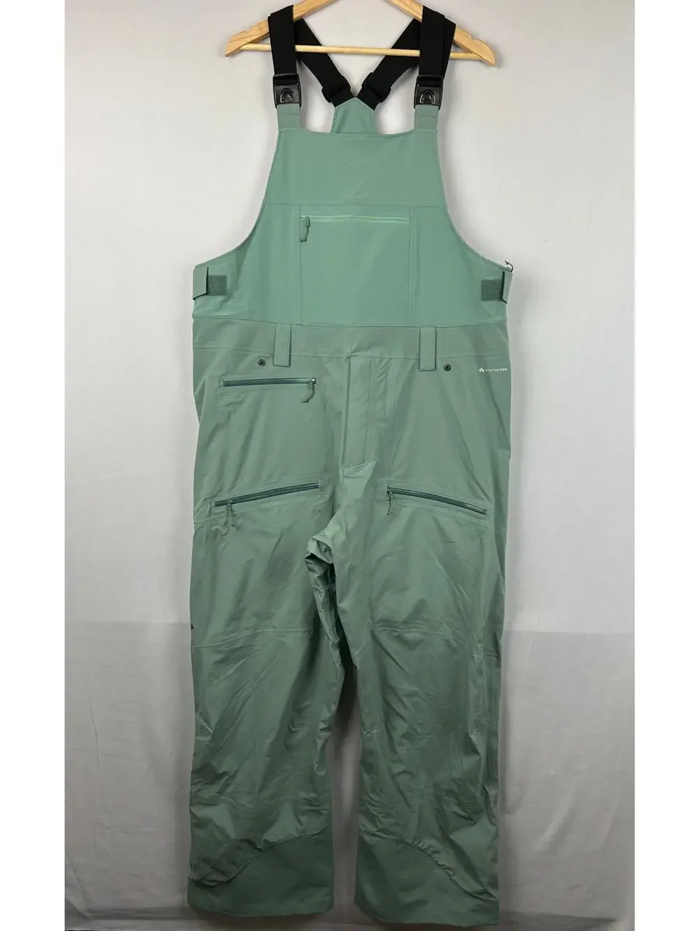 Flylow Smythe Bib Overall Backcountry Ski Pants Mint Green 1440 Men's Size XXL